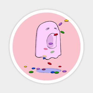 Hungry Lil Candy Ghost Magnet